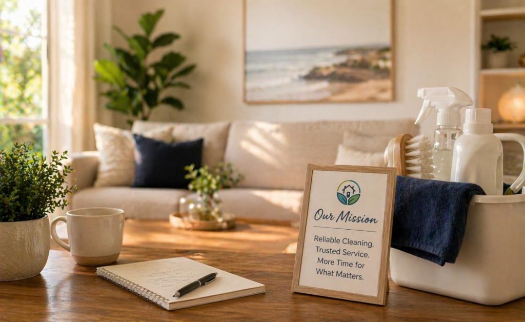 Clean modern home setting representing the values and purpose behind Mandurah Cleaning Services.